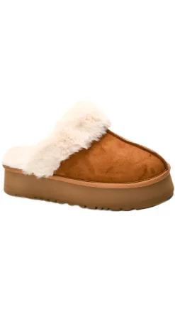 FINAL SALE: Cuddle Up Slip-On Shoe by Corky’s - Tobacco