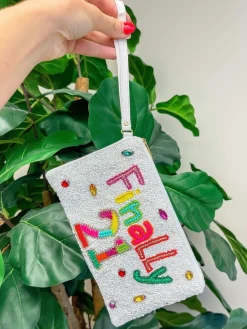 'Finally 21' Beaded Wristlet