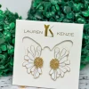 Fiona Flower Earrings by Lauren Kenzie