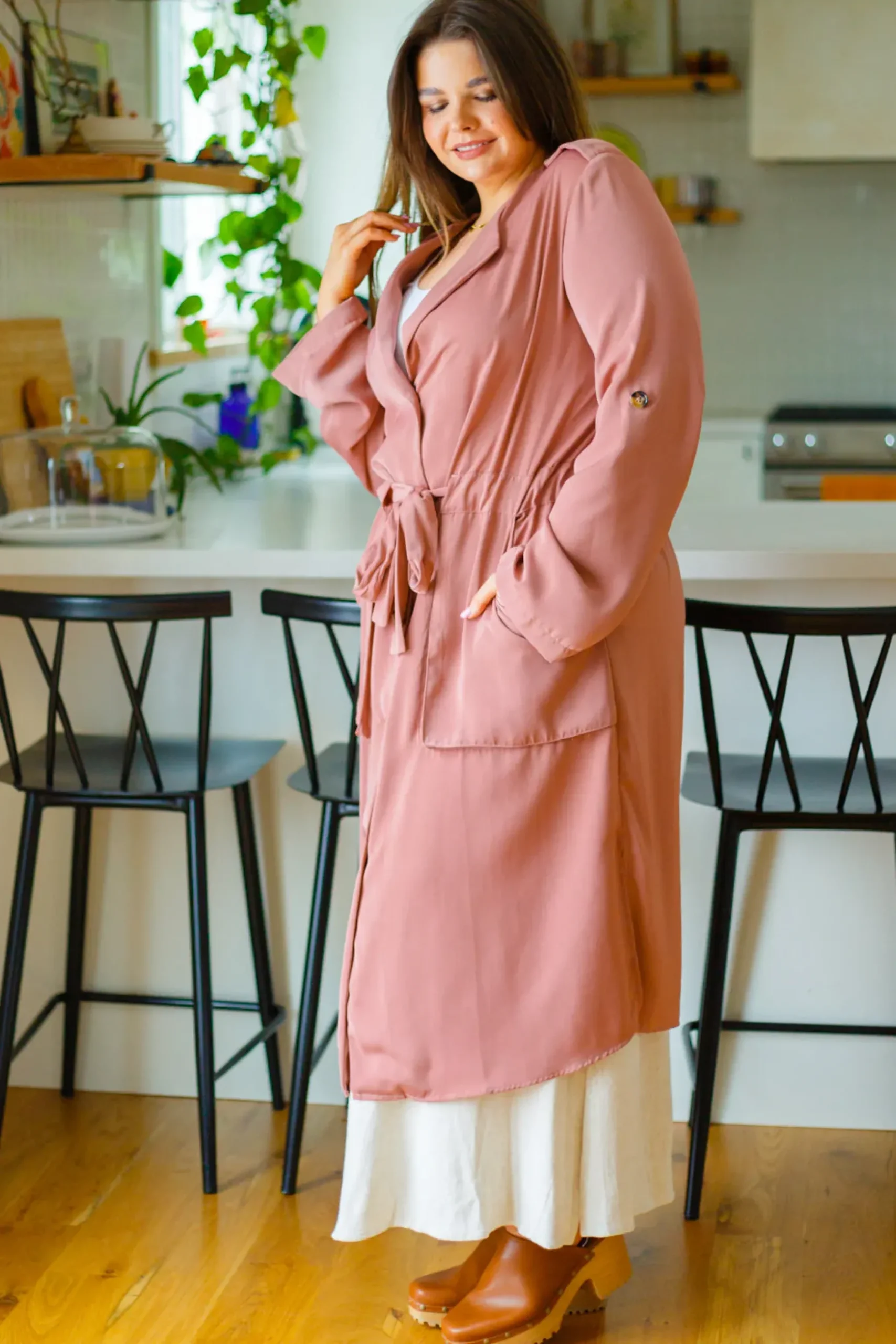 First Day Of Spring Jacket in Dusty Mauve