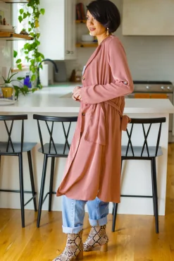 First Day Of Spring Jacket in Dusty Mauve