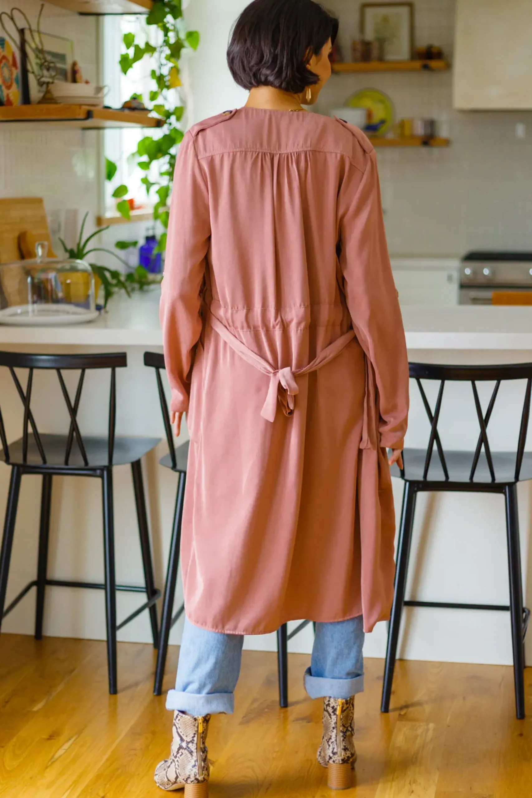 First Day Of Spring Jacket in Dusty Mauve