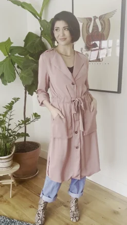 First Day Of Spring Jacket in Dusty Mauve