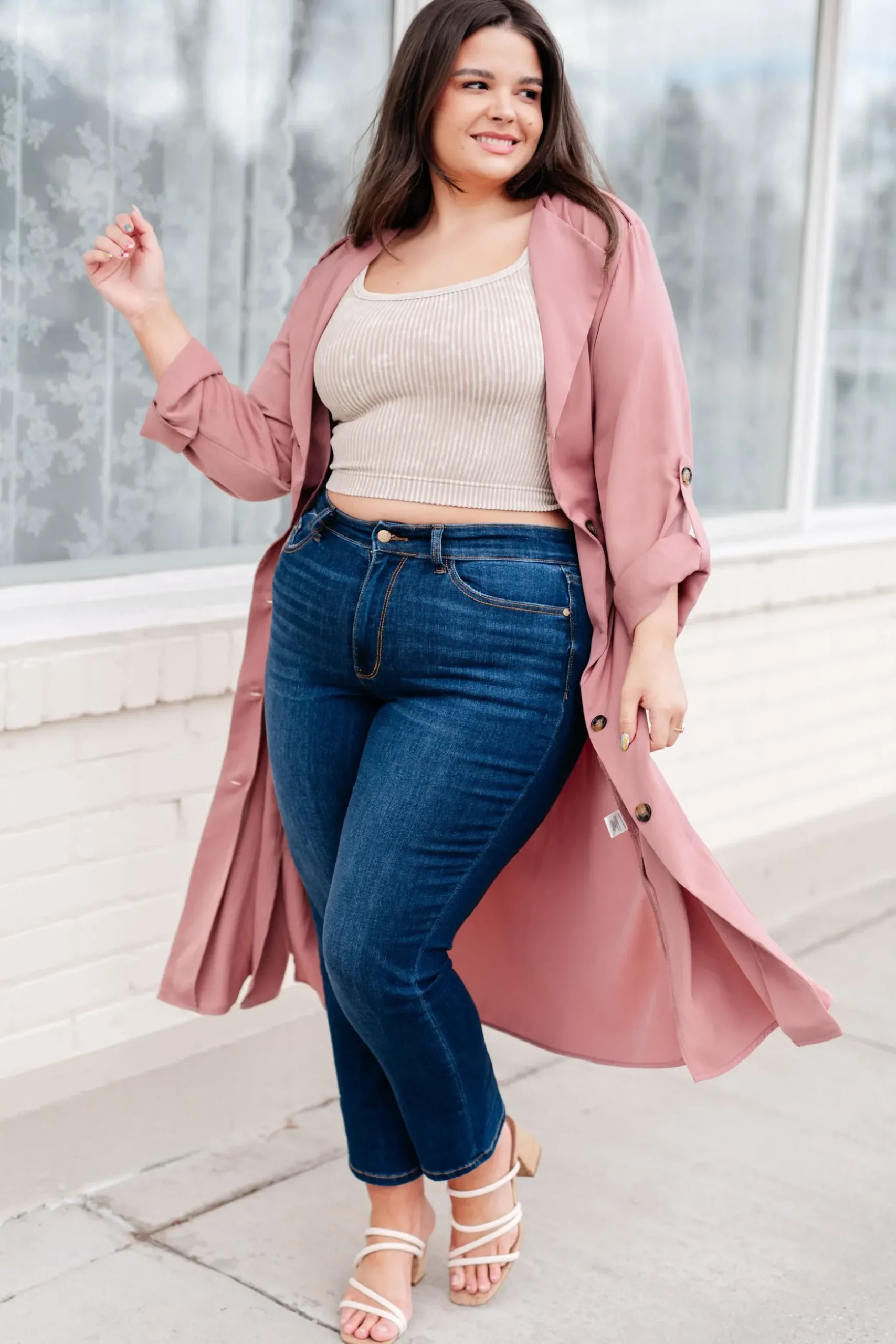 First Day Of Spring Jacket in Dusty Mauve