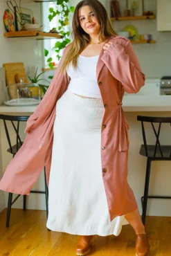 First Day Of Spring Jacket in Dusty Mauve