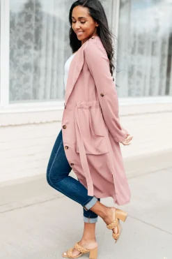 First Day Of Spring Jacket in Dusty Mauve