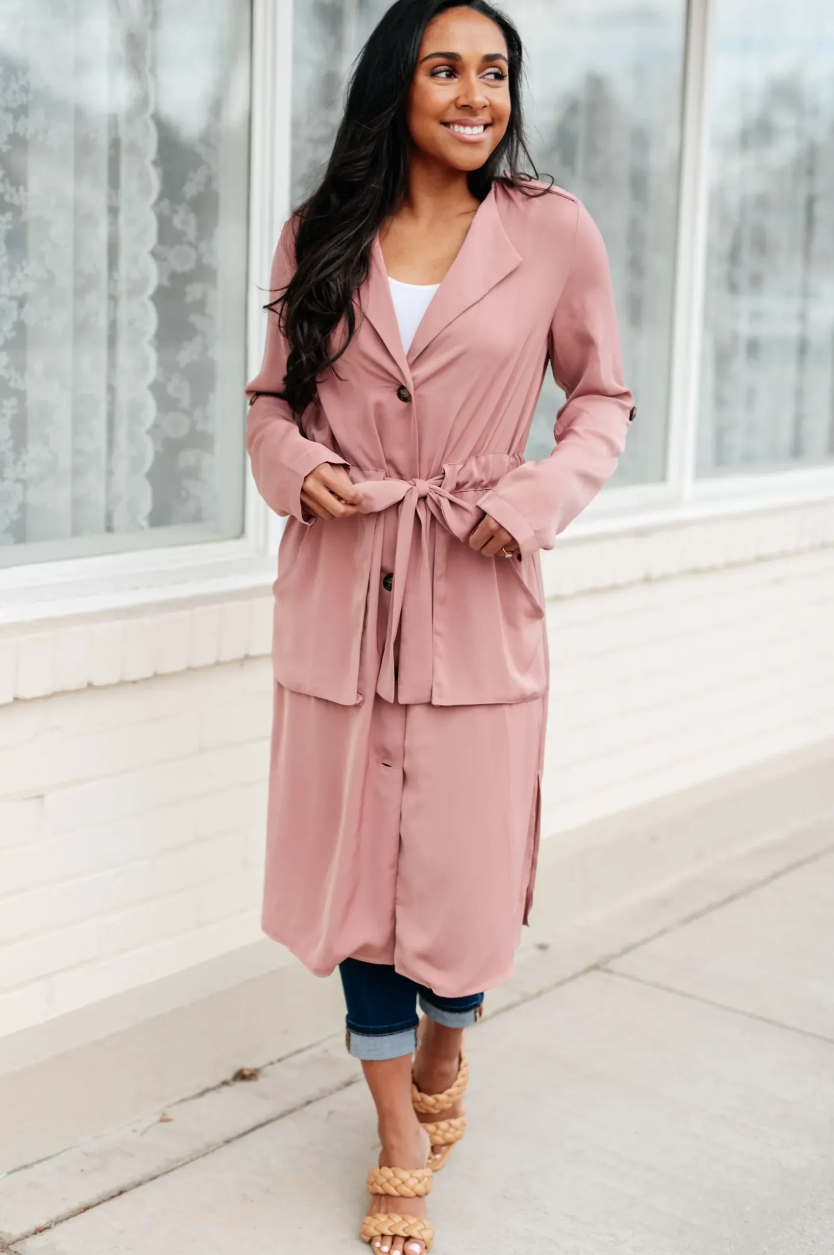 First Day Of Spring Jacket in Dusty Mauve