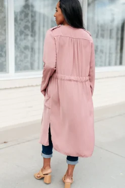 First Day Of Spring Jacket in Dusty Mauve