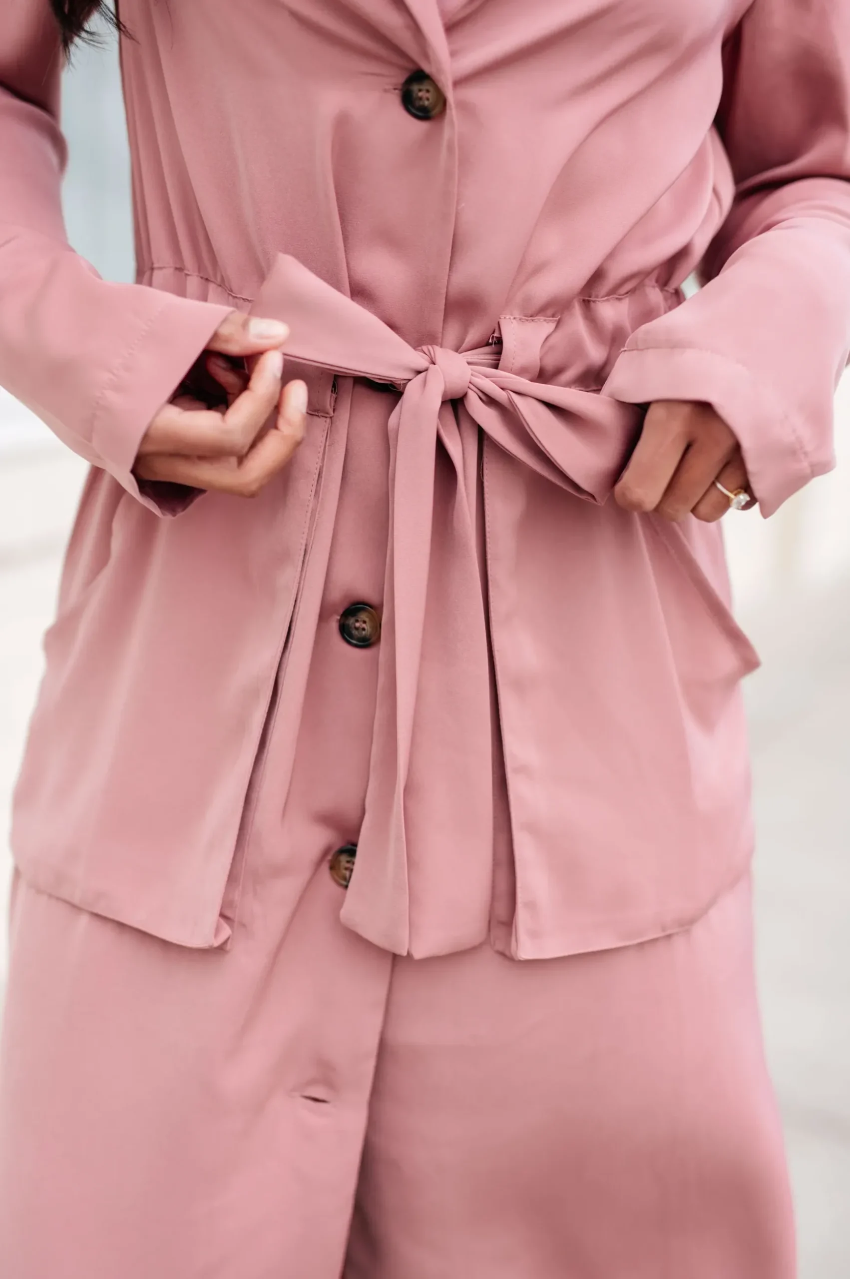 First Day Of Spring Jacket in Dusty Mauve