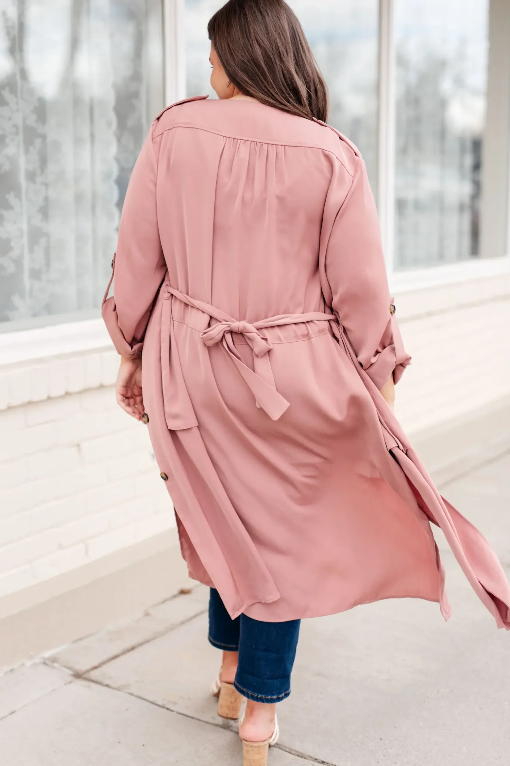 First Day Of Spring Jacket in Dusty Mauve