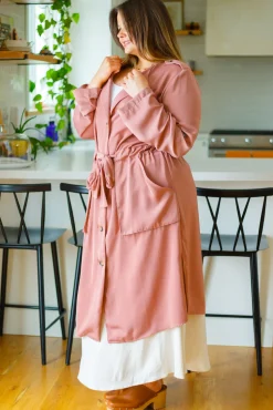 First Day Of Spring Jacket in Dusty Mauve