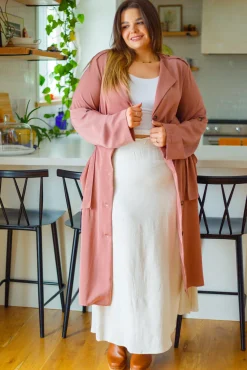 First Day Of Spring Jacket in Dusty Mauve