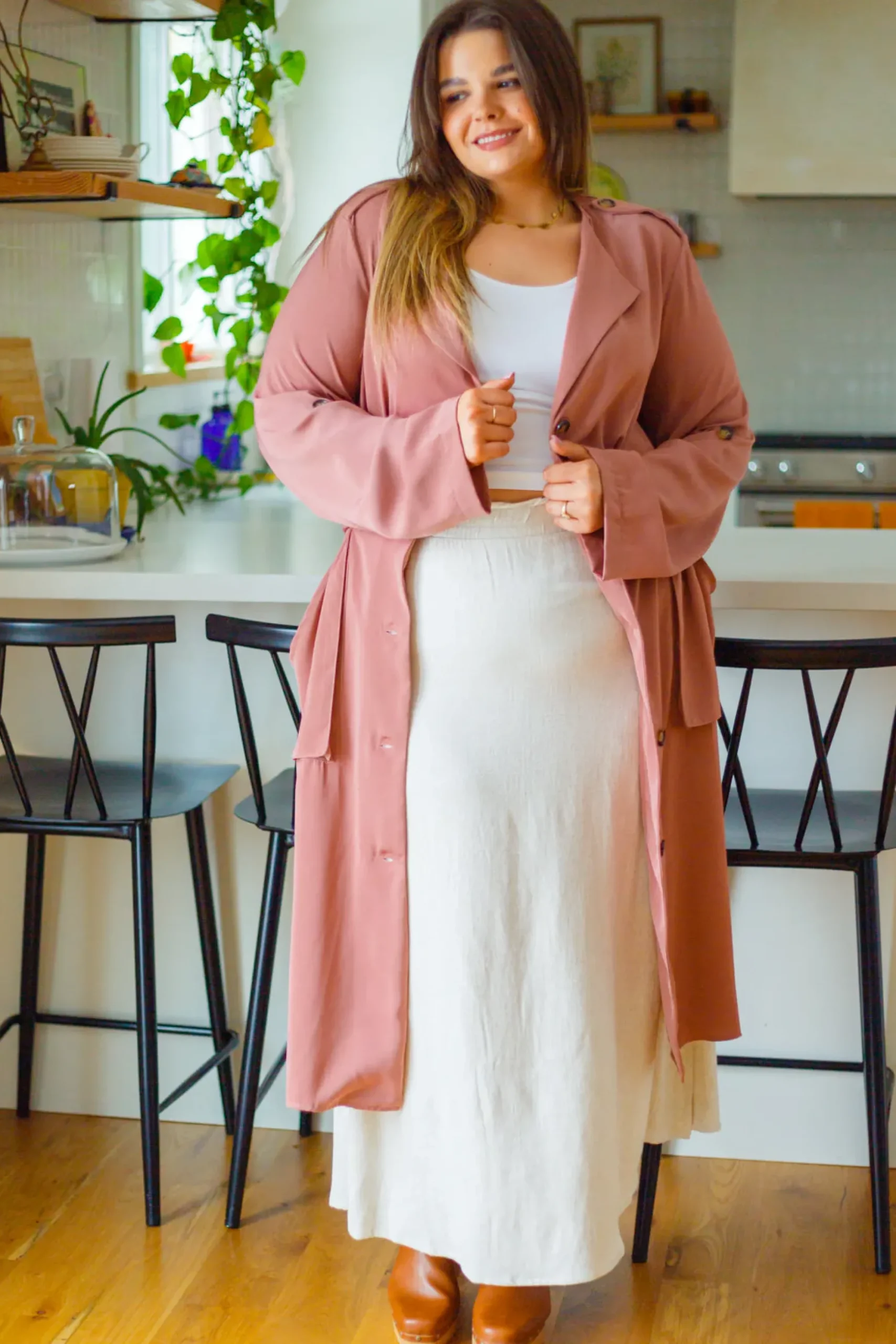 First Day Of Spring Jacket in Dusty Mauve