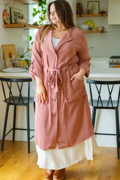 First Day Of Spring Jacket in Dusty Mauve