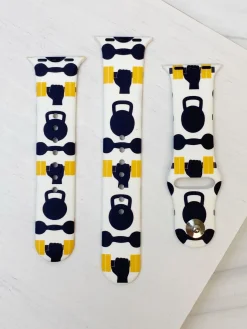 Fitness Printed Silicone Smart Watch Band