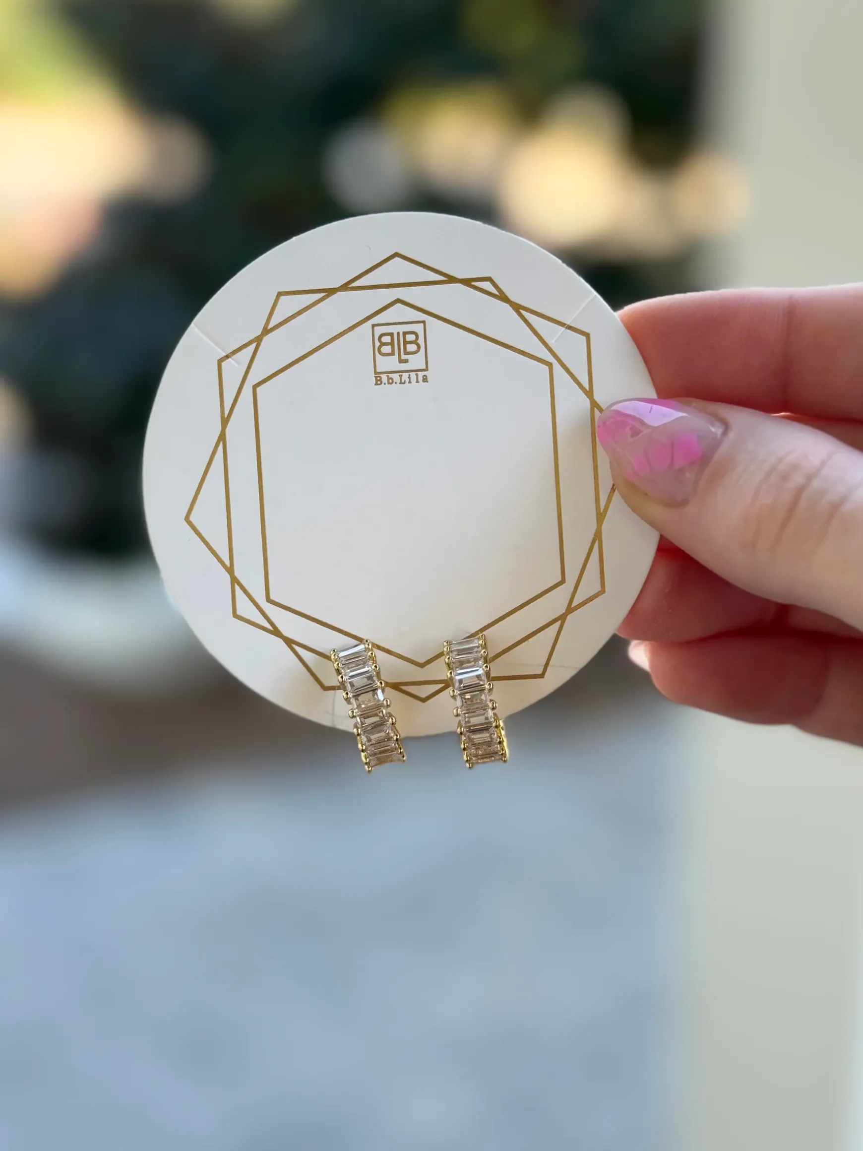 Flashy Hoops Clear by B.B. Lila