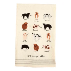Flour Sack Farm Animal Towels by Mud Pie
