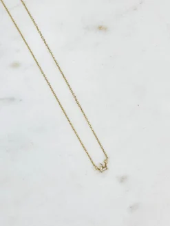 Flower Girl Princess Crown Pendant Necklaces