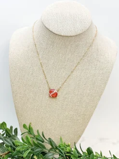 Football Printed Pendant Necklace