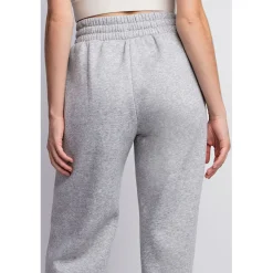 French Terry Straight Leg Pants by Rae Mode - Heather Grey