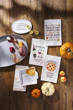 Friendsgiving Towels by Mud Pie