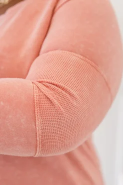 Fun Beginnings Raglan Top In Dusty Mauve