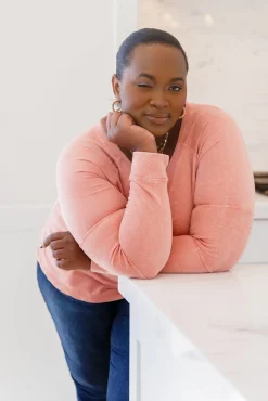Fun Beginnings Raglan Top In Dusty Mauve