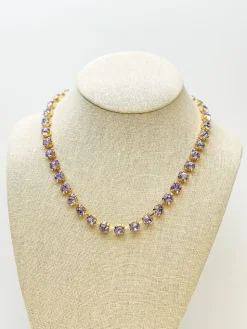 Gemstone Necklace - Lavender