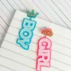 Gender Reveal Boy or Girl Dangle Earrings