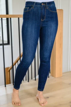Georgia Back Yoke Skinny Jeans with Phone Pocket by Judy Blue