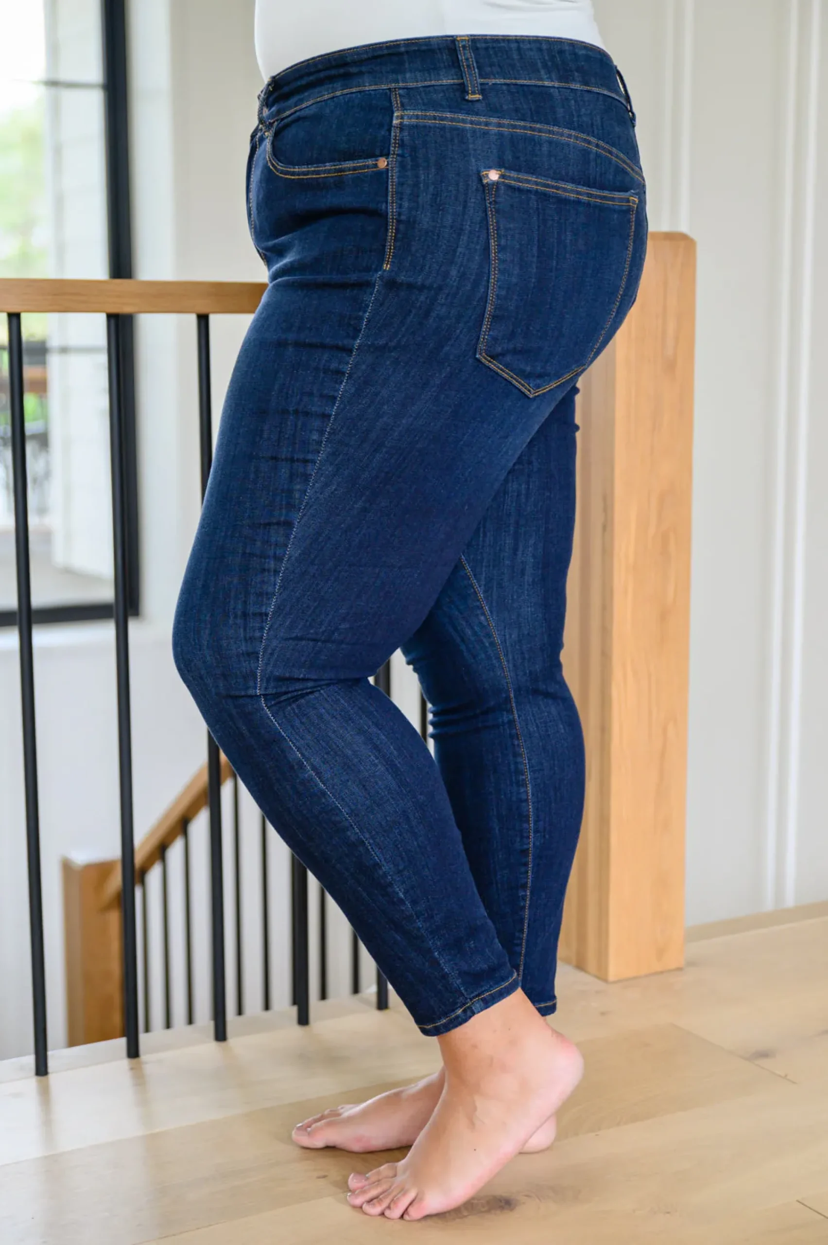 Georgia Back Yoke Skinny Jeans with Phone Pocket by Judy Blue
