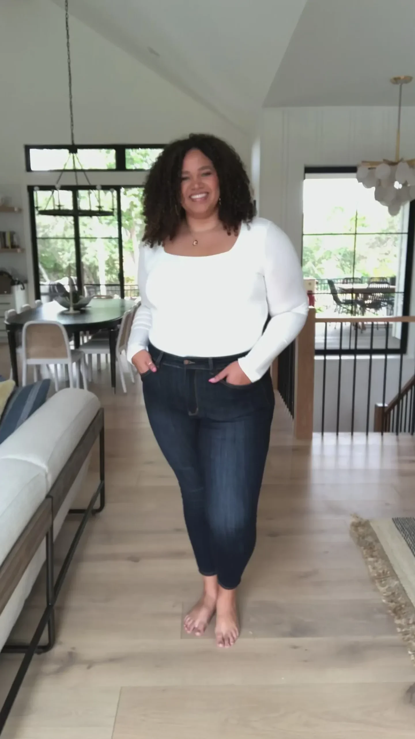 Georgia Back Yoke Skinny Jeans with Phone Pocket by Judy Blue