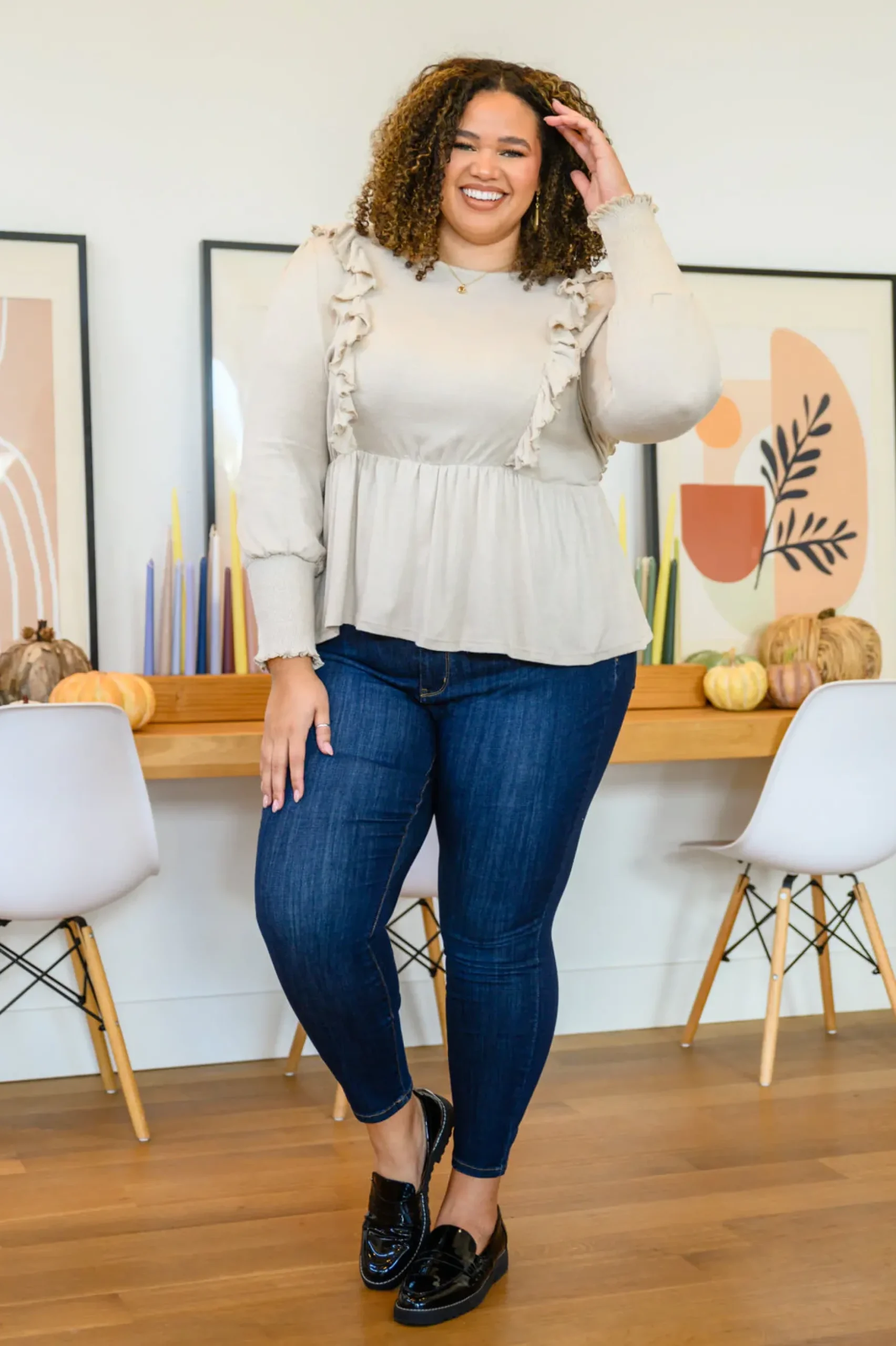 Georgia Back Yoke Skinny Jeans with Phone Pocket by Judy Blue