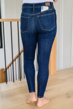 Georgia Back Yoke Skinny Jeans with Phone Pocket by Judy Blue