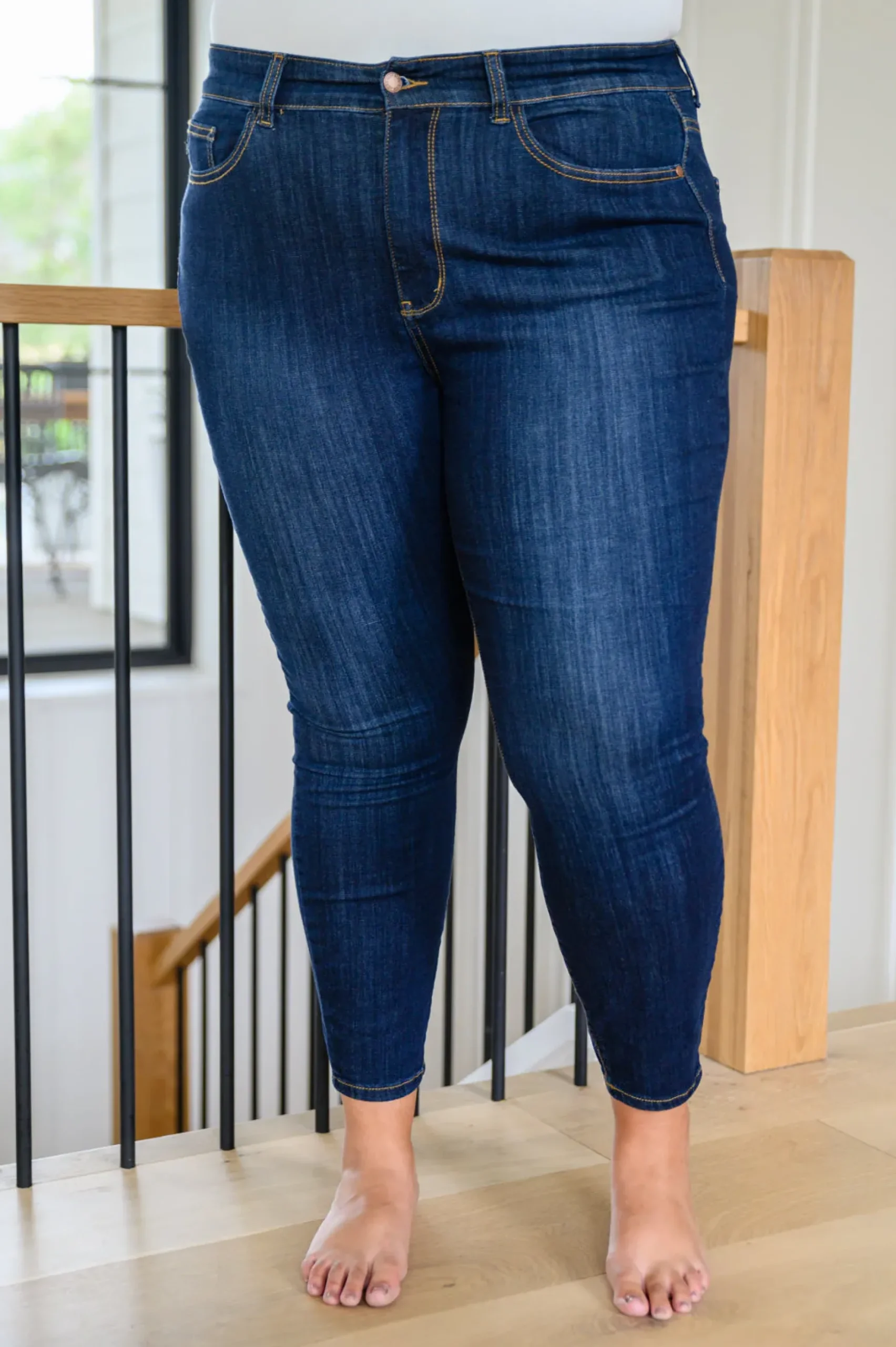 Georgia Back Yoke Skinny Jeans with Phone Pocket by Judy Blue