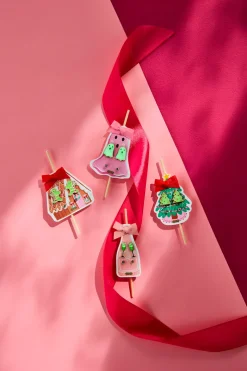 Glow-in-the-Dark Holiday Earrings by Mud Pie