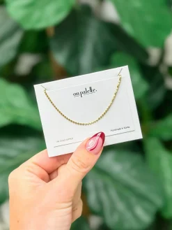 Gold Dipped Dainty Chain Necklace