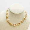 Gold Puka Shell Necklace - Gold