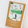 Golf Muslin Swaddle Blanket by Mud Pie