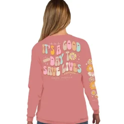 'Good Day To Save Lives' Long Sleeve Tee by Simply Southern