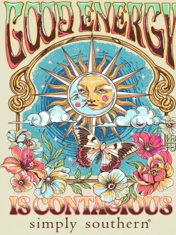 'Good Energy Is Contagious' Short Sleeve Tee by Simply Southern