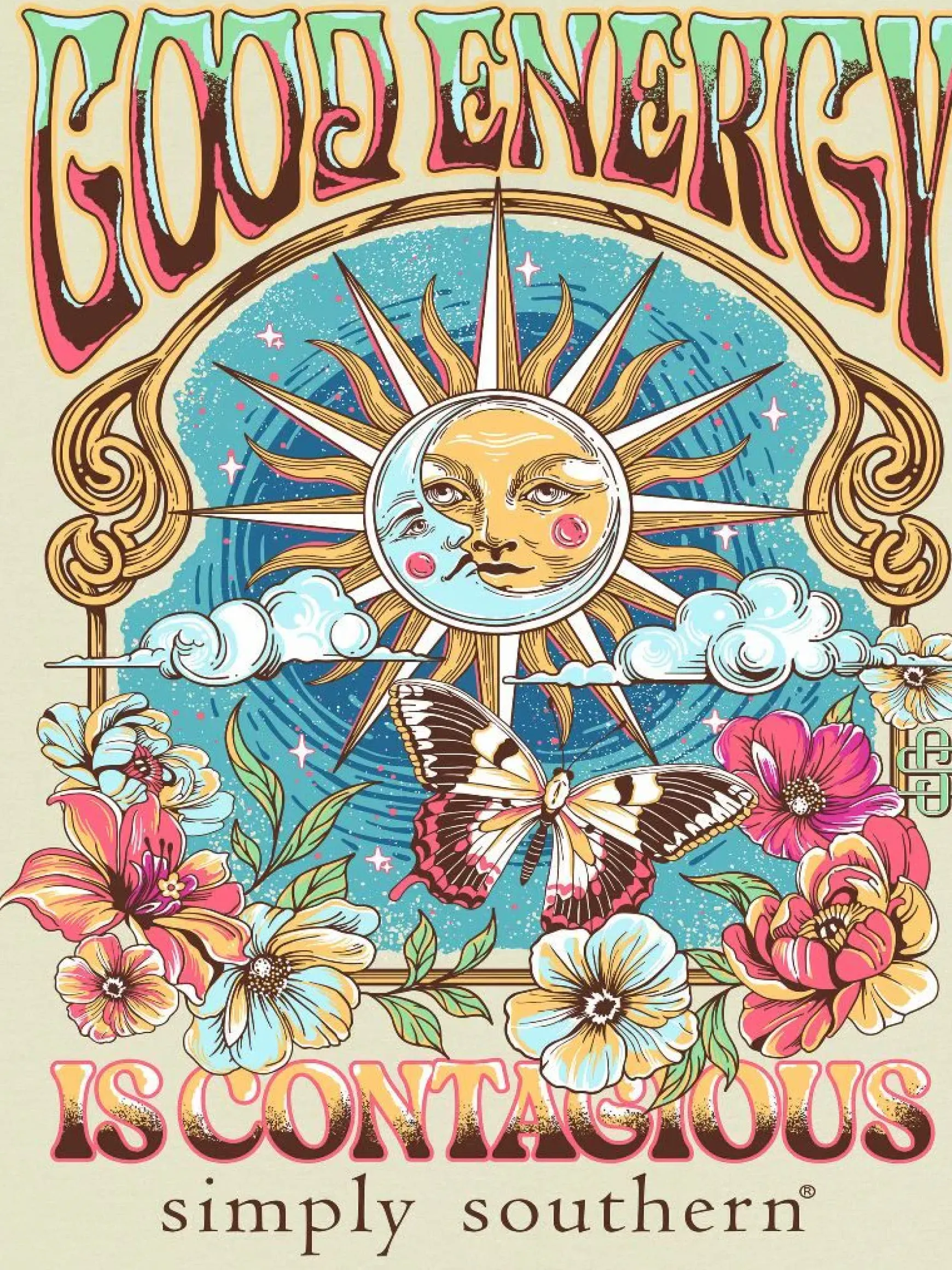 'Good Energy Is Contagious' Short Sleeve Tee by Simply Southern