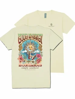 'Good Energy Is Contagious' Short Sleeve Tee by Simply Southern