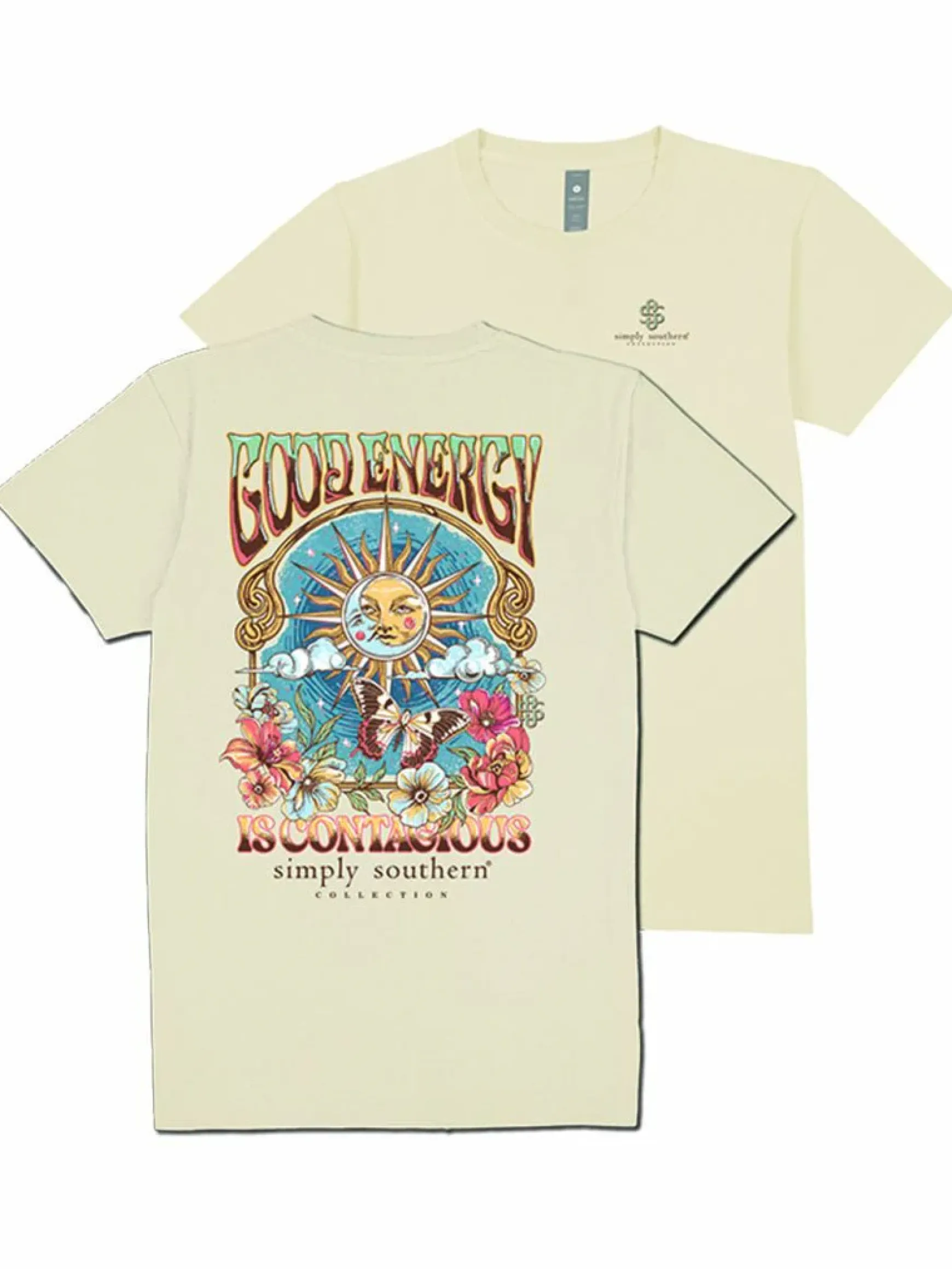 'Good Energy Is Contagious' Short Sleeve Tee by Simply Southern