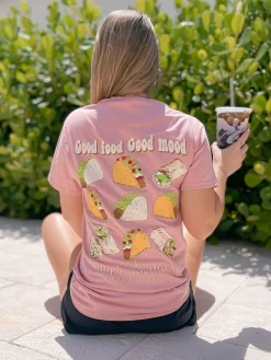 'Good Food Good Mood' Taco Short Sleeve Tee by Simply Southern