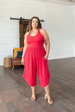 Good Idea Jumpsuit in Red
