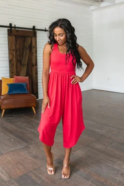 Good Idea Jumpsuit in Red