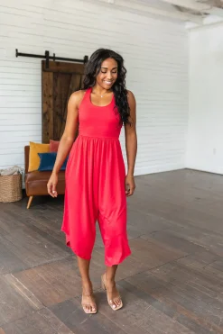 Good Idea Jumpsuit in Red