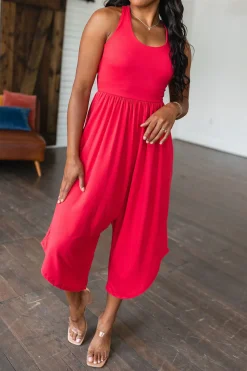 Good Idea Jumpsuit in Red