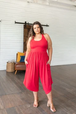 Good Idea Jumpsuit in Red